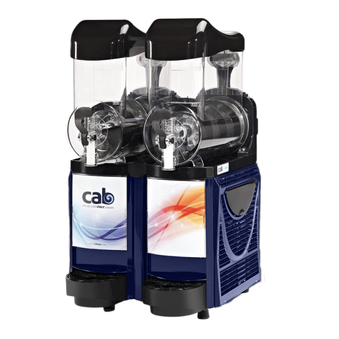 CAB Skyline 2 x 10L Slush Machine Blue/Black Plastic - Machine Only