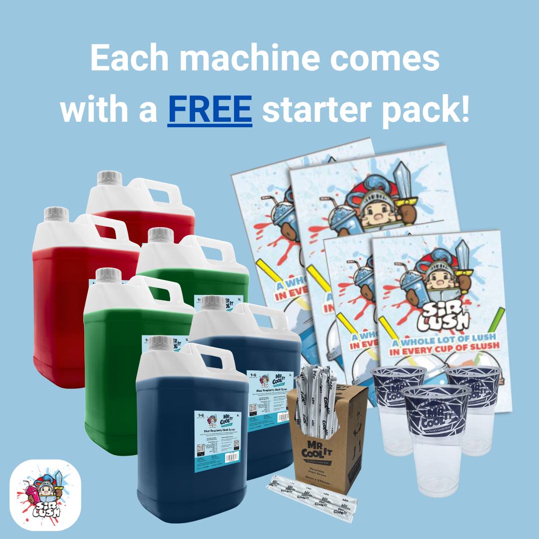 Sir-Lush Skyline Triple 3 x 10L Slush Machine - Free Starter Pack
