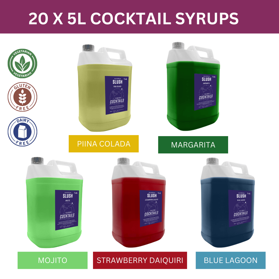 20-Pack Ultimate Cocktail Slush Syrup