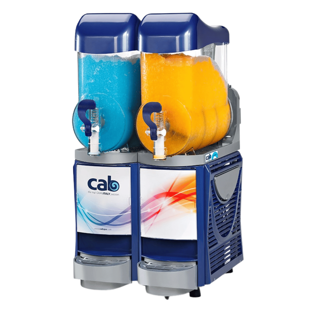 CAB Skyline 2 x 10L Slush Machine Blue/Black Plastic - Machine Only