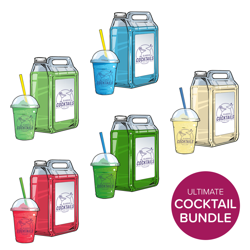 Cocktail Slush Syrup 20 x 5L bottle bundle - Cocktail Flavours