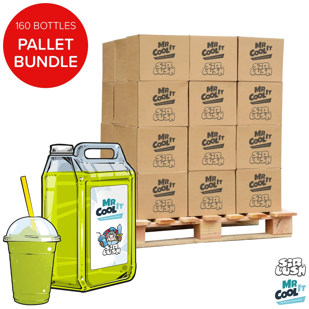 Pallet of Lemon & Lime Slush Syrup - £8.50 per 5L - Us4Slush