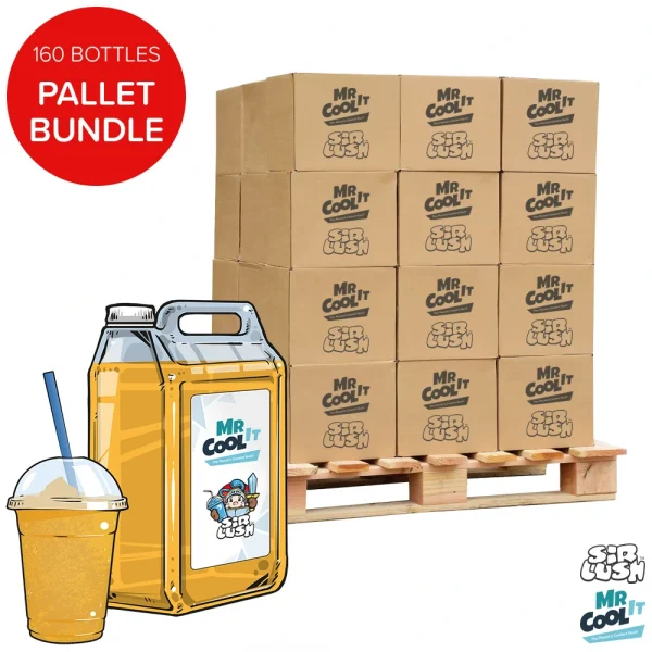 Pallet of Mr Cool It & Sir Lush Syrup - Mango flavour